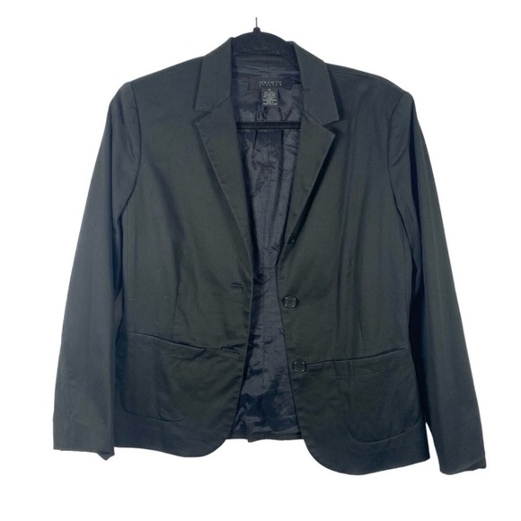 The Limited Black Three Button Blazer Stretch Size Medium Jacket - Picture 1 of 8